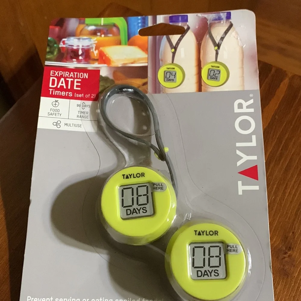 🆕 TAYLOR - EXPIRATION DATE TIMERS - Set of Two